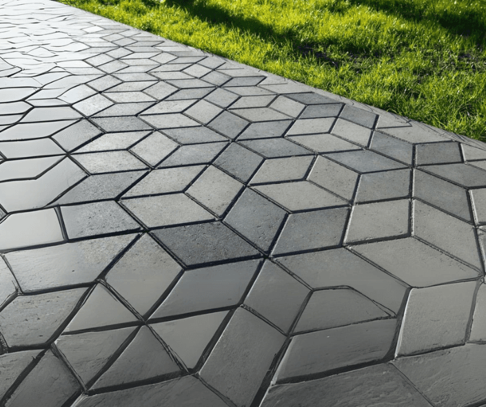 Baskı Betonu Zemin Kaplama